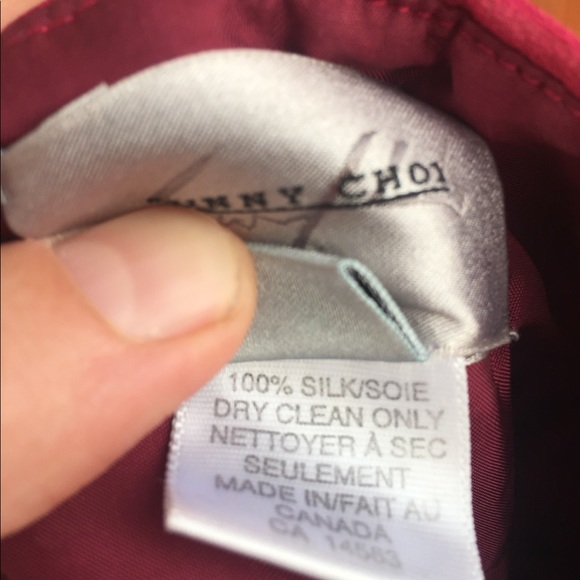 Stunning silk strapless dress - Picture 3 of 3